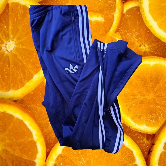 Adidas Navy with White Side Stripe with Side Zippers Size 2XL - Picture 2 of 5